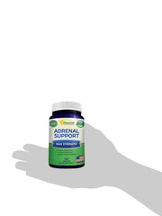 Daily-use ritual with Adrenal Support capsules for potential energy and focus.