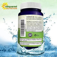 Asquared Nutrition bottle on shelf signaling value and quality