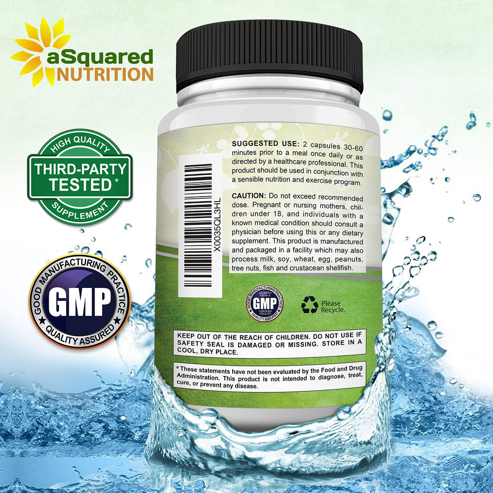 aSquared Nutrition Garcinia Cambogia with calcium antioxidants suggests bone support.