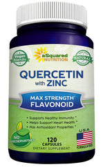 aSquared Nutrition Quercetin 1000mg bottle; supports immune response.