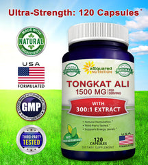 aSquared Nutrition Tongkat Ali blend emblem explains antioxidant flavonoids in the formula