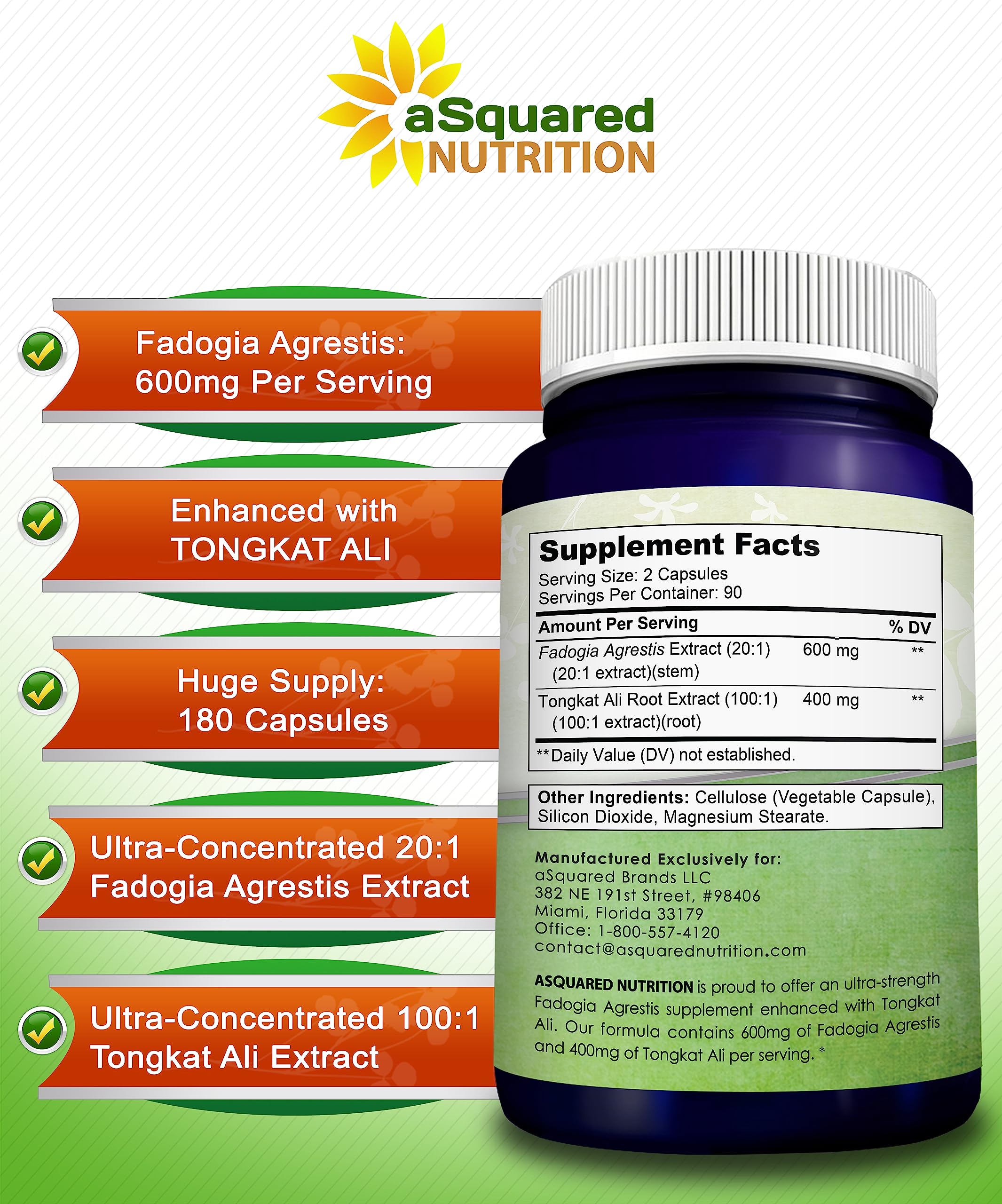 Asquared Tongkat Ali powder for on-the-go vitality support