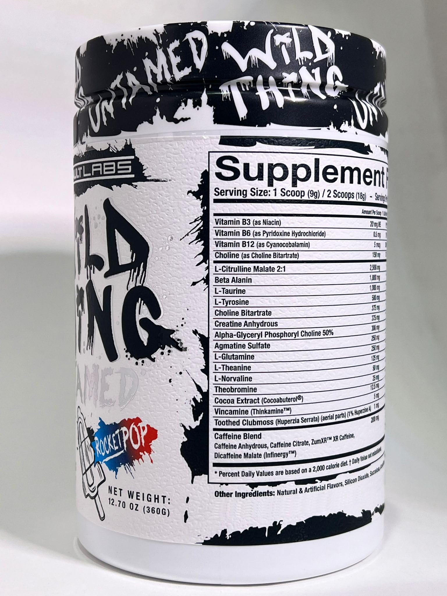 Assault Labs Wild Thing pre-workout pack for gym and office use