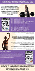 Assault Labs Wild Thing Rocket Pop flavor ready-to-drink pre-workout