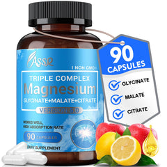 ASSR Triple Magnesium Complex bottle supports daily wellness.