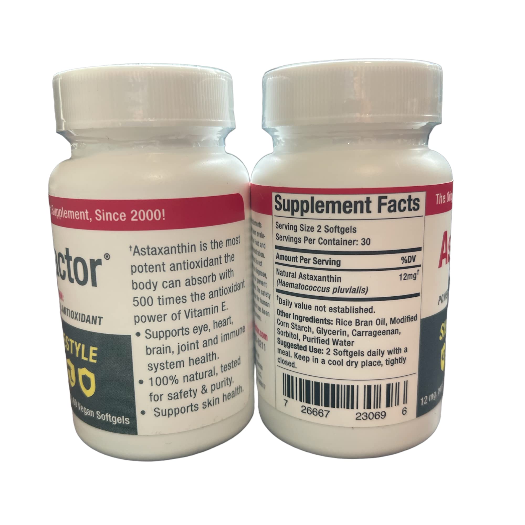 AstaFactor Silver softgels in-hand for quick daily vitality.