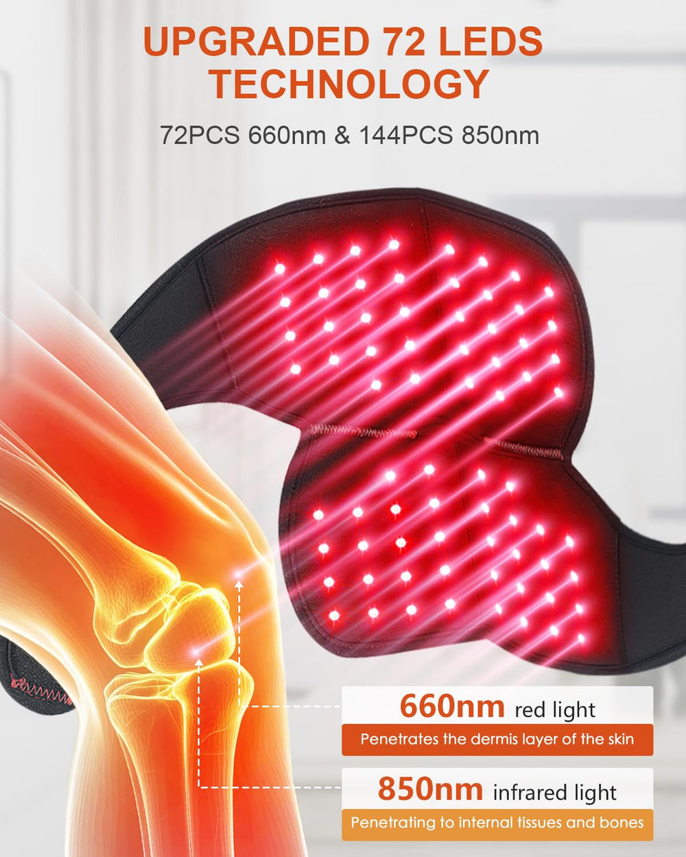 Astarexin knee brace worn on knee during daily activities for comfort.