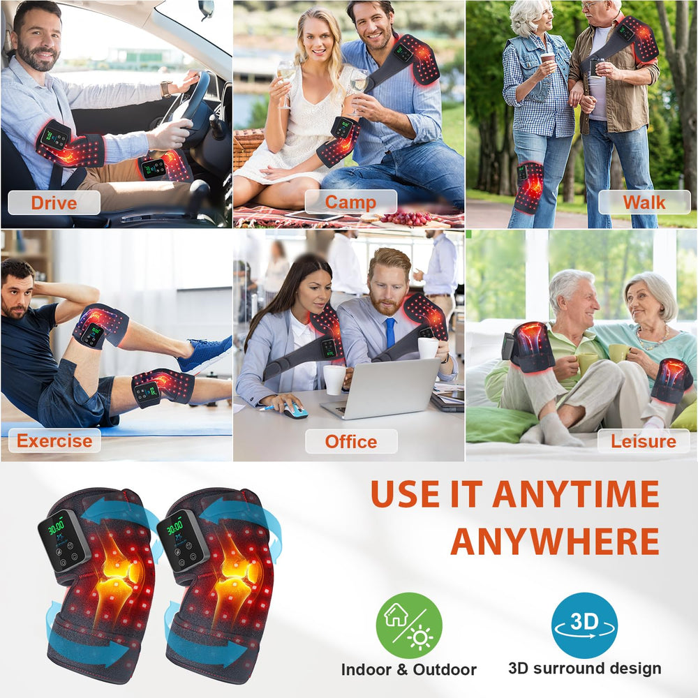 Astarexin knee wrap wireless battery enables cordless use during daily activities