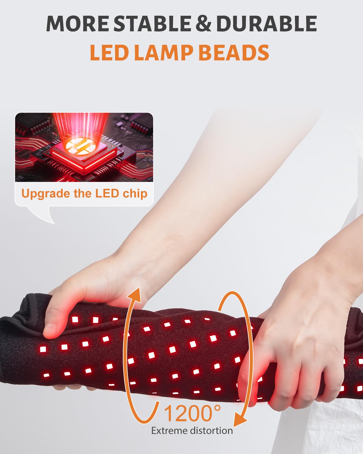 Astarexin red light pad waist session for targeted muscle comfort.