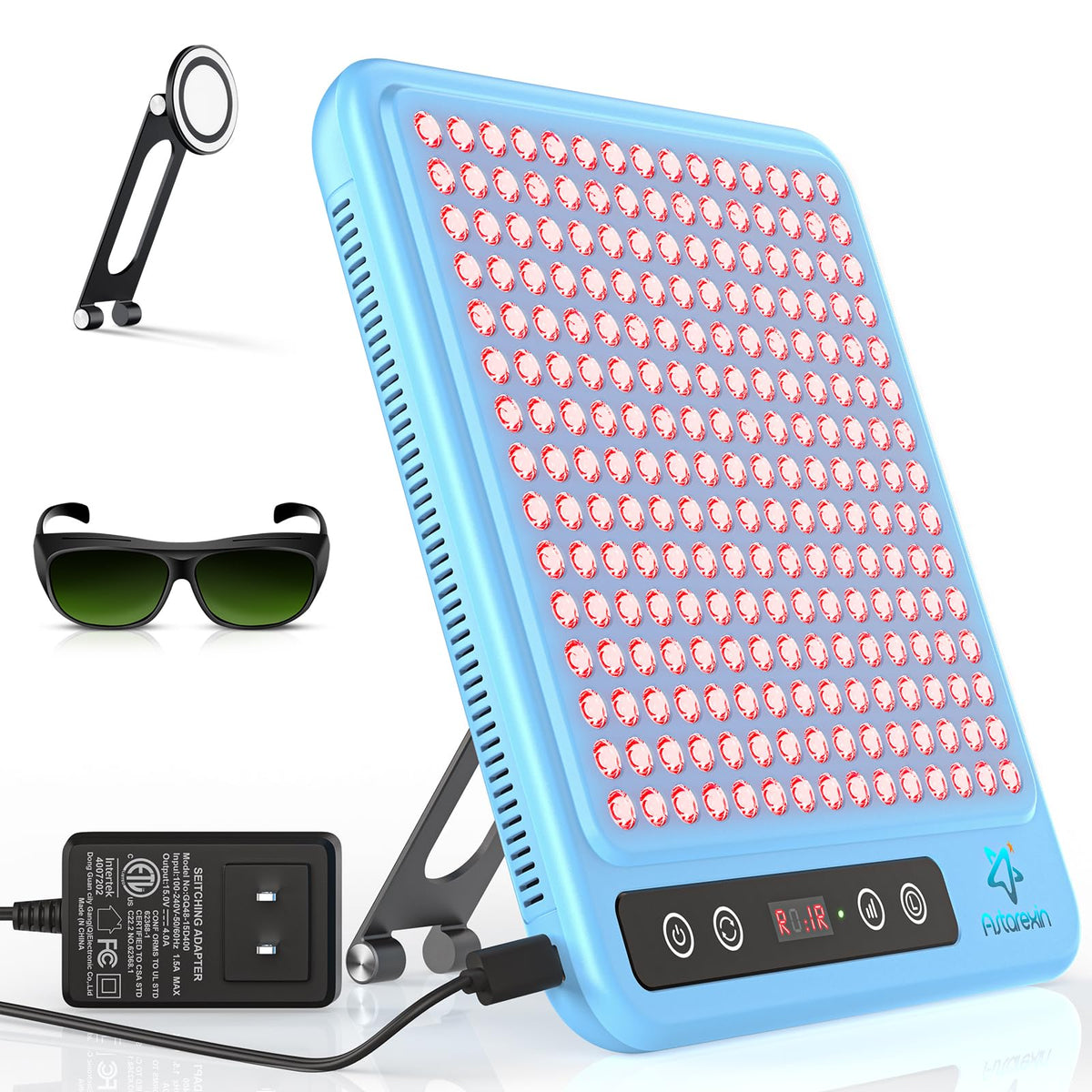 Astarexin red light panel for face therapy to brighten skin