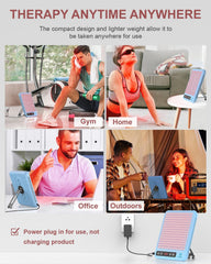 Astarexin red light panel full-body use for portable wellness