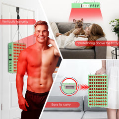 Astarexin red light panel remote control for easy lighting and timer adjustments.