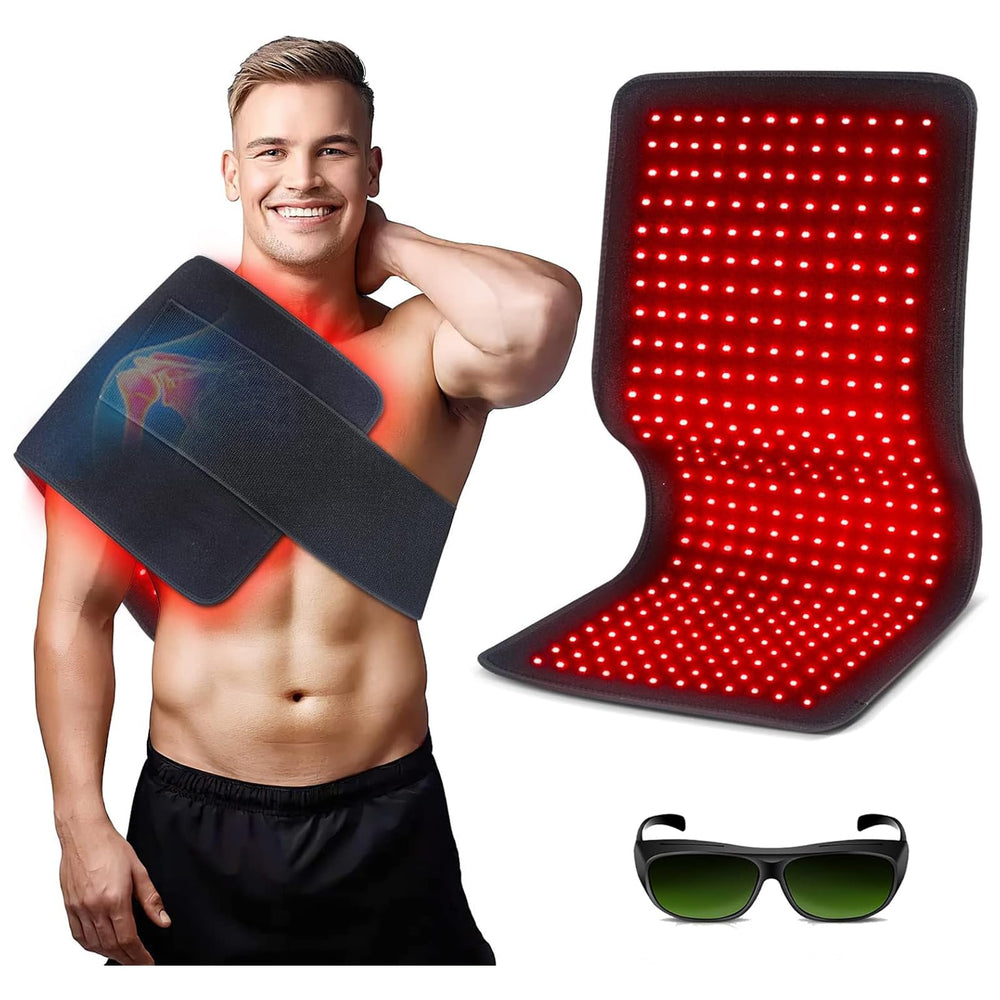 Astarexin Red Light Therapy Pad covers the back for broad, targeted relief.