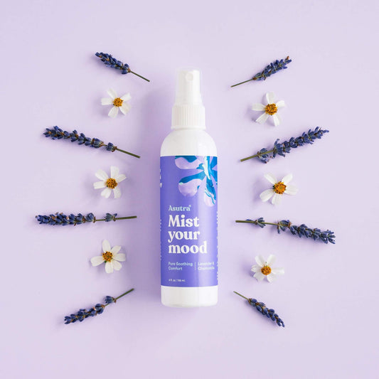 ASUTRA citrus-eucalyptus room spray for a bright space