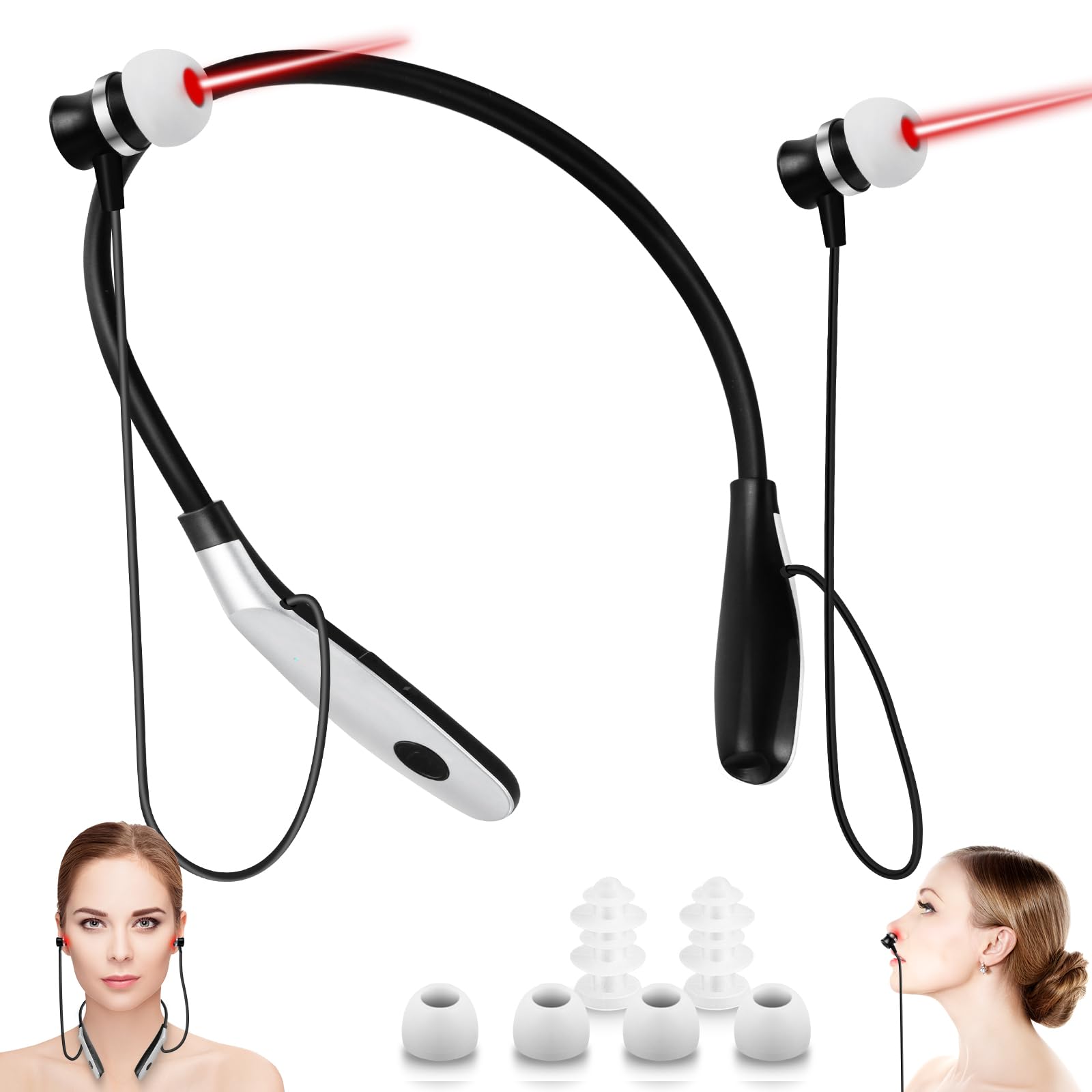 aswaysun 650nm red light ear and nose device for soothing relief at home