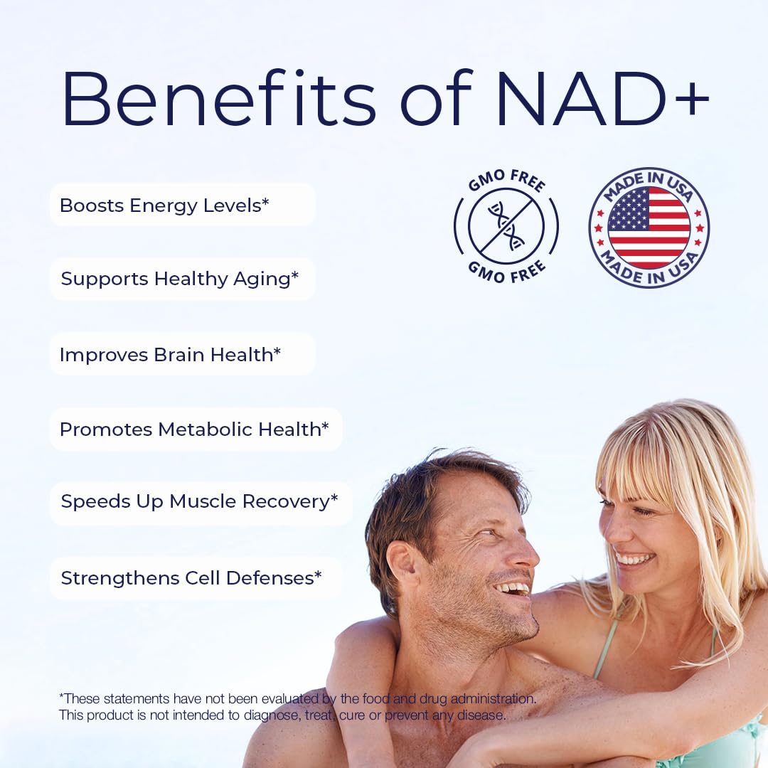 ATEMPO NAD+ bottle with water, suitable for daily focus