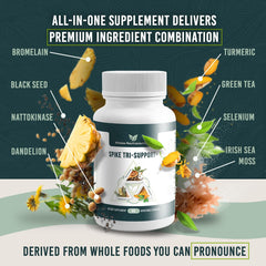 Athelas Spike Tri-Support+ nattokinase capsule for daily vitality support