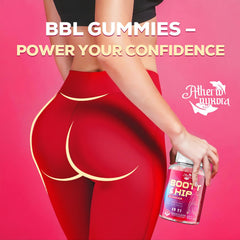 Atherionyxora Booty Gummies texture and peach flavor appeal.