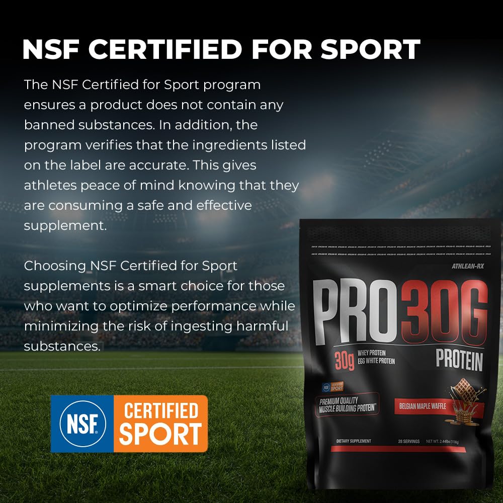ATHLEAN-RX PRO-30G athlete in gym scene suggests training support potential