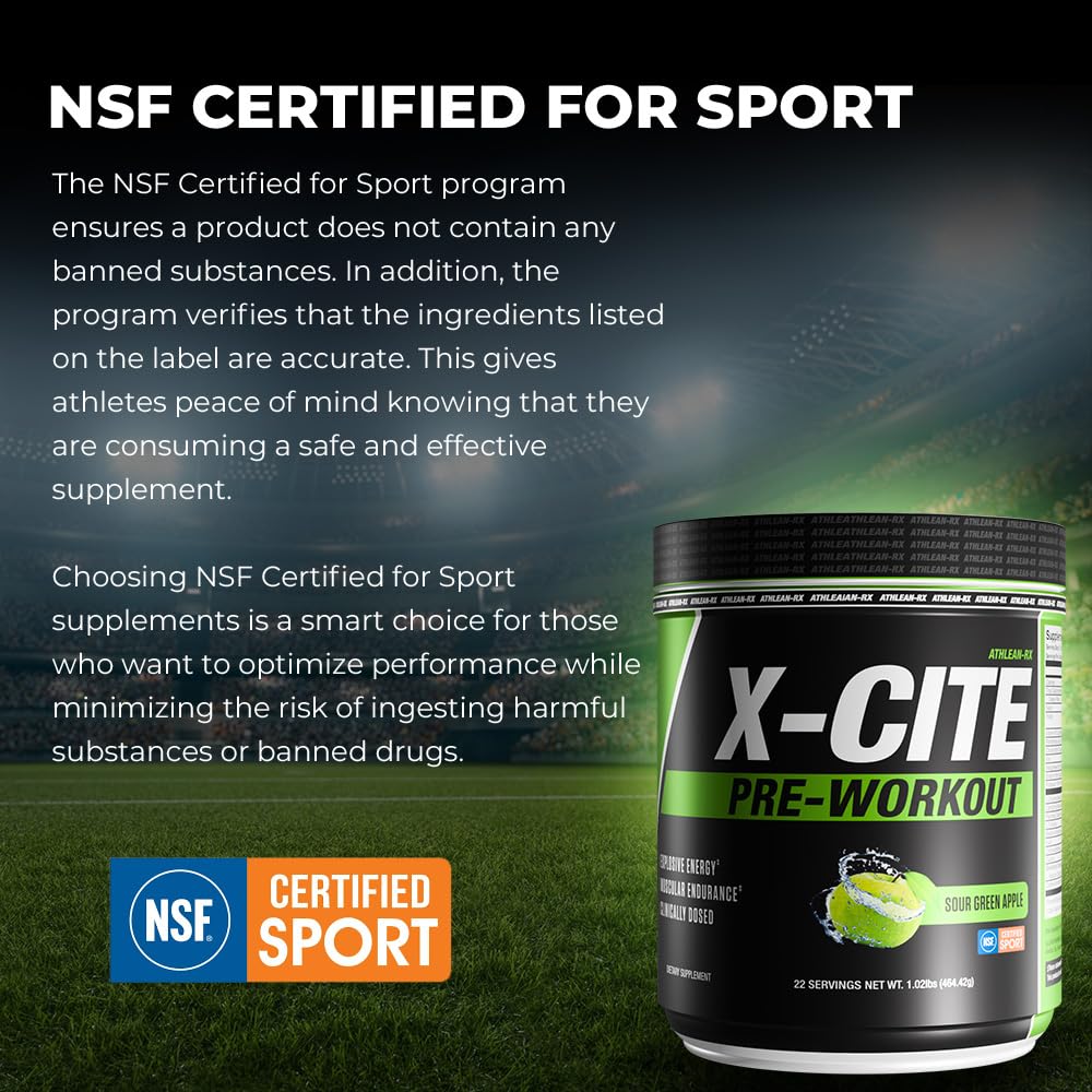 ATHLEAN-RX X-CITE powder dissolves quickly for easy mixability