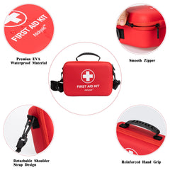Atickyaid detachable shoulder strap for hands-free carrying on the go.