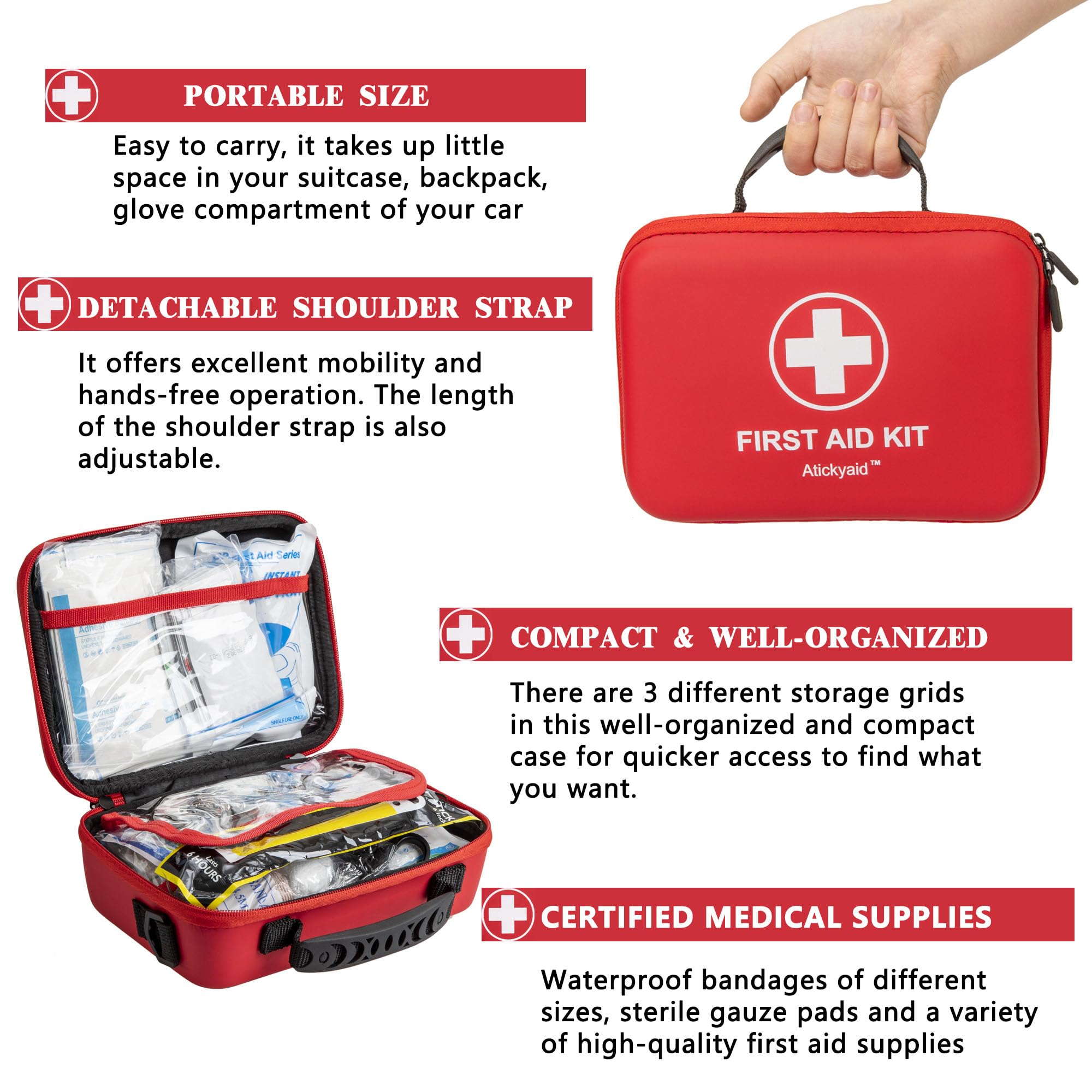 Atickyaid premium supplies inside for reliable everyday readiness.