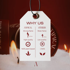 ATIPIKAL pearled candle DIY kit for creative decorating.