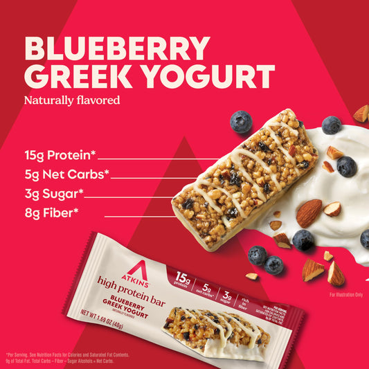 Individually wrapped Atkins bar for on-the-go keto-friendly snacking