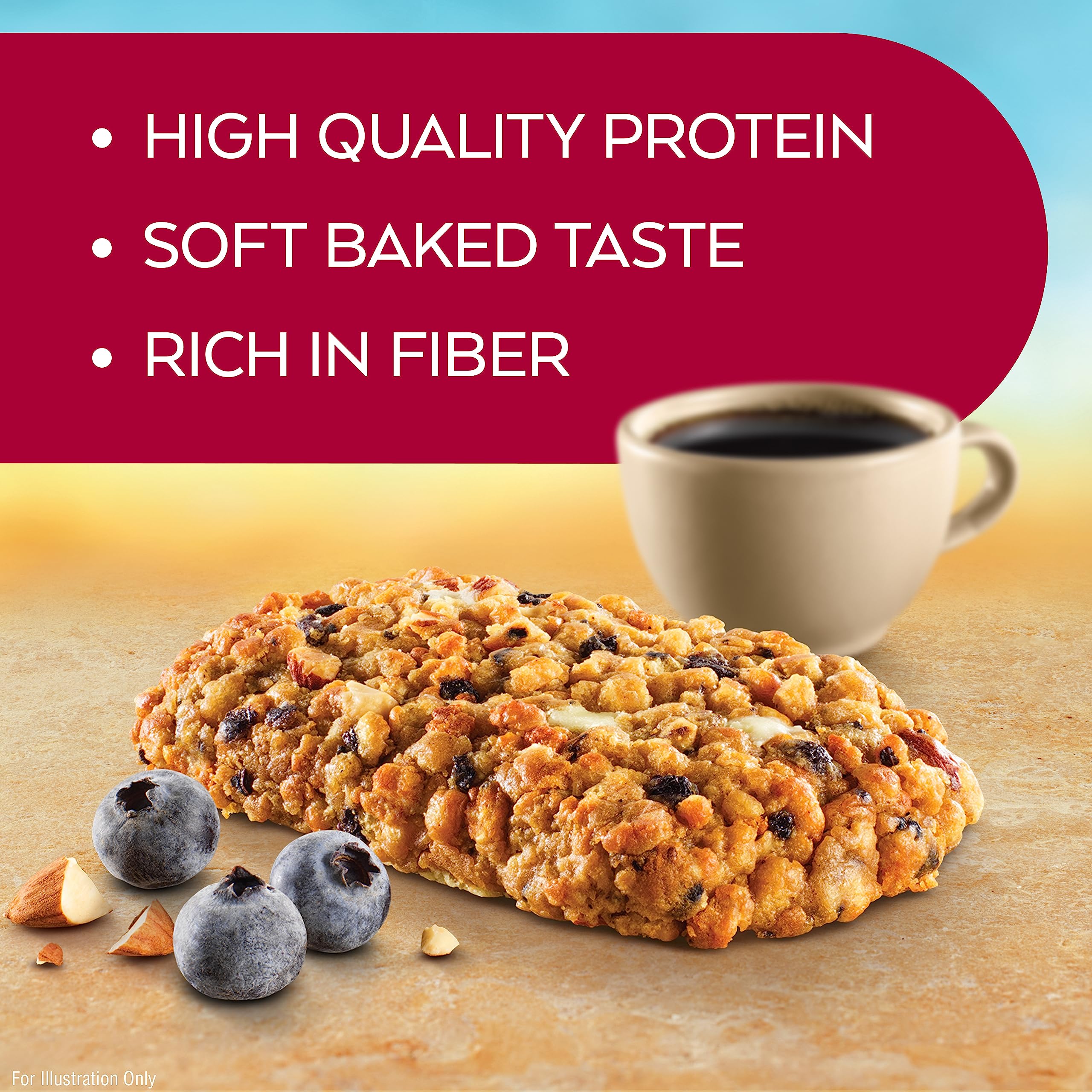 Atkins Blueberry Soft Baked Energy Bars after workout for quick recovery snack.