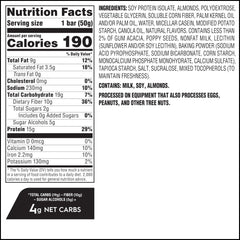 Close-up of Atkins Lemon Poppyseed Soft Baked Bar highlighting soft texture