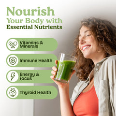 Atlantic Naturals Sea Moss Detox pineapple slices color suggesting tropical taste.