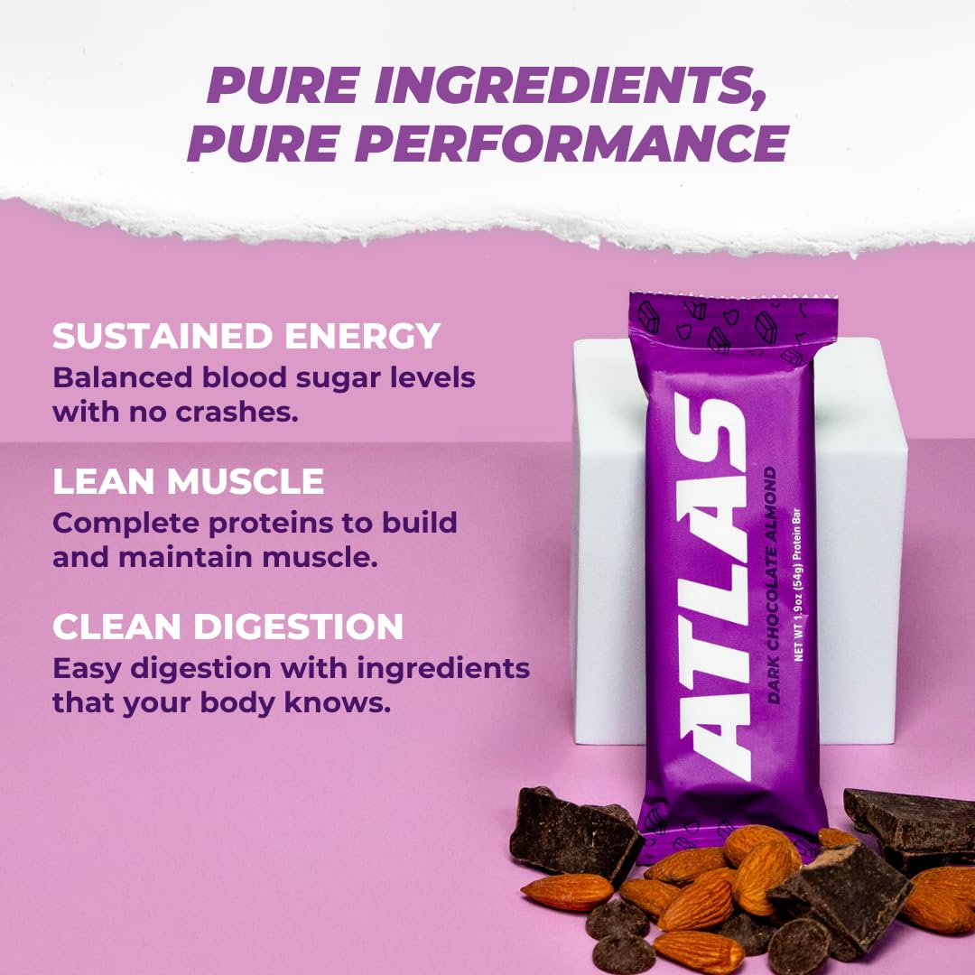 Atlas Bar on-the-go image demonstrates portable post-workout fueling.