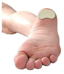 Atlas Biomechanics 100-pad moleskin pack with medical adhesive backing for long wear.