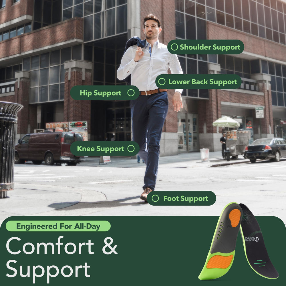 Atlecko Plantar People insoles include metatarsal pads to ease forefoot pressure