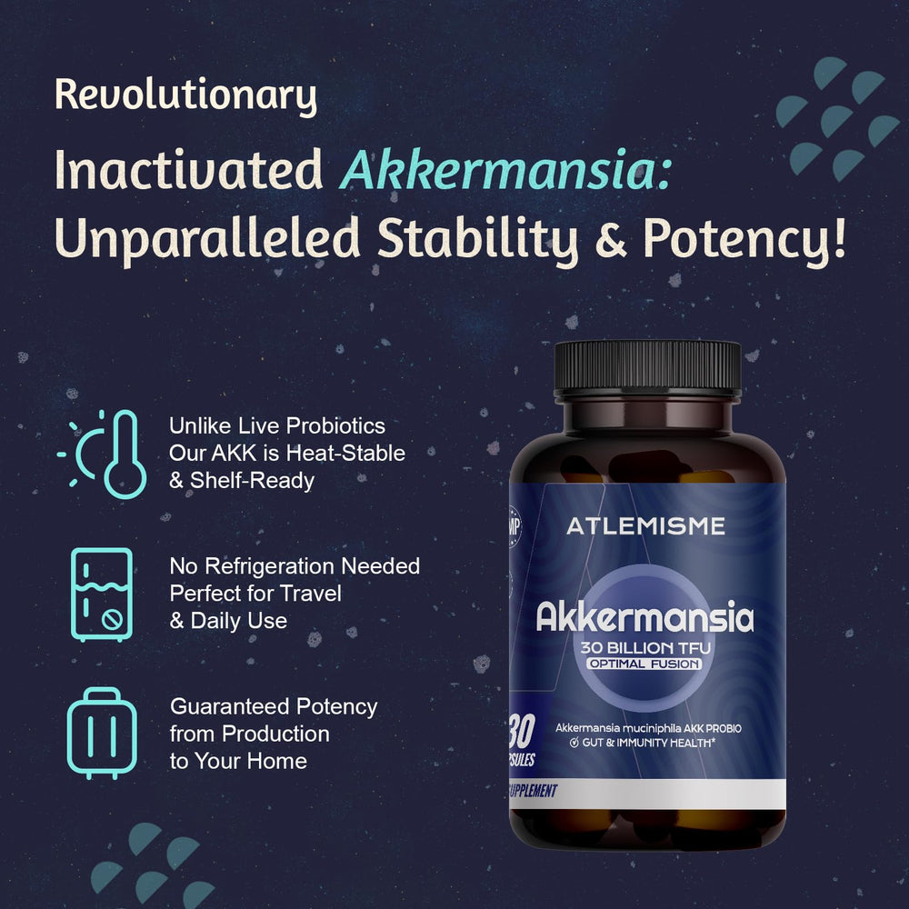 Inulin prebiotic visuals paired with ATLEMISME for digestive comfort and regularity.