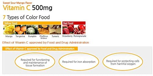 ATOMY Colorfood Vitamin C powder stirred into water for a refreshing drink