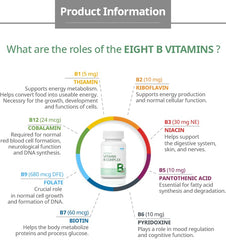 Atomy Vitamin B Complex label displays gluten-free stamp for mindful shoppers.