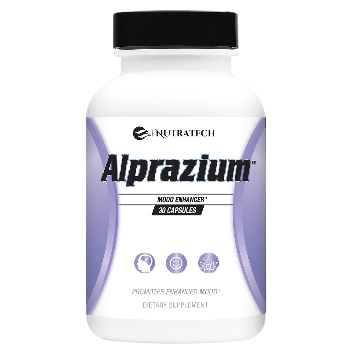 Atrafen Alprazium bottle-front offers fast relief of daily stress and calmer focus