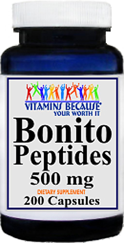ATROFY Bonito Peptides 200 capsules close-up for convenient daily supplementation
