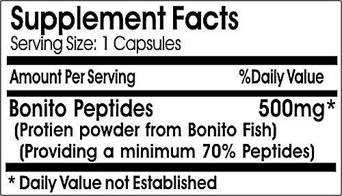 ATROFY Bonito Peptides bottle close-up highlighting compact packaging and easy storage