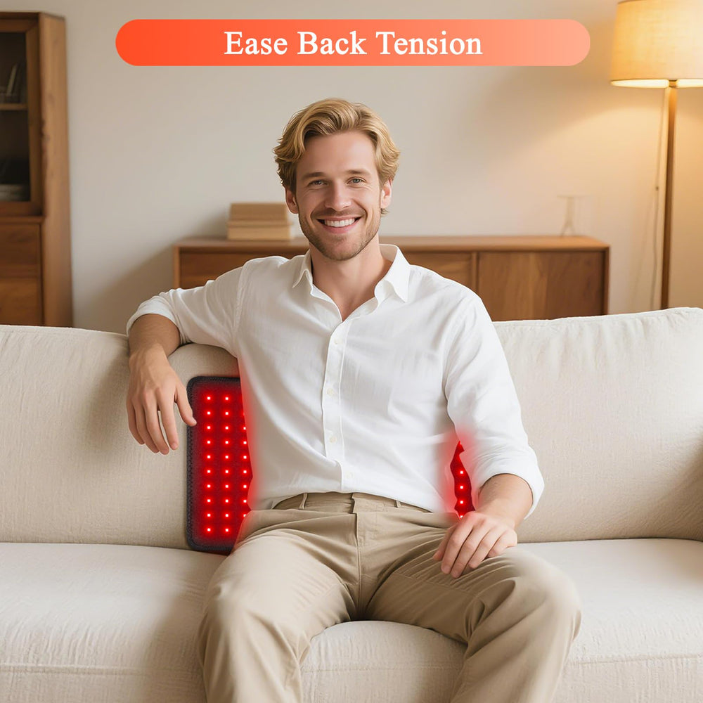 Atvxihegt extension belt 33.5 inches enables full-back and torso coverage at home.