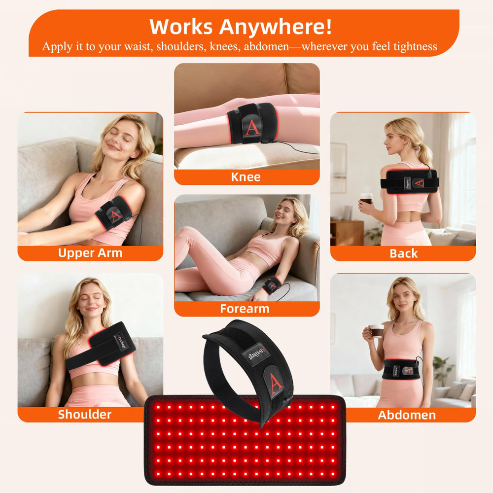Adjustable strap with 25.3-inch length plus 23.2-inch extension belt