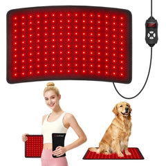 Atvxihegt red light therapy pad covers 20x12 inches for targeted relief after workouts.
