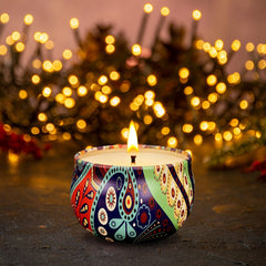 Aubinkenny Jasmine Magnolia candle for soothing ambiance.
