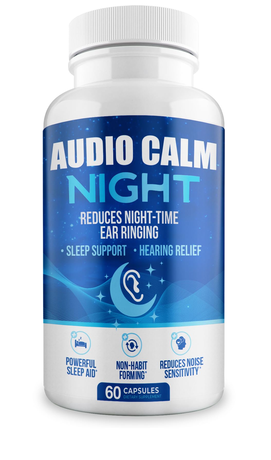 Organic ingredients in Audio Calm Night support gentle sleep without harsh additives.