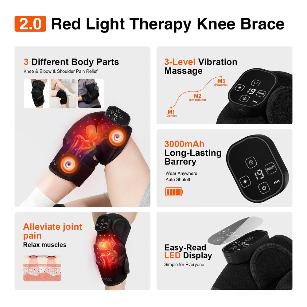 AUDODO cordless battery design enables therapy anywhere without outlets.