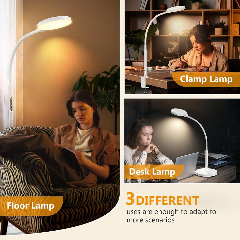 Aulaidik gooseneck height-adjustable lamp for precise lighting.