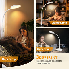 Aulaidik gooseneck height-adjustable lamp for precise lighting.