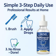 Aultink Irmi Remineral Tooth Armor easy daily use without rinsing.