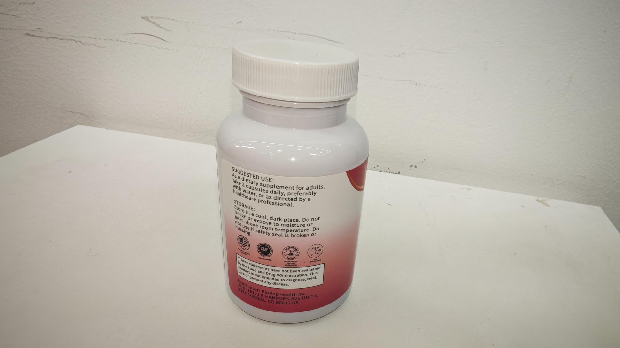 Compact travel-friendly True Fem bottle for on-the-go wellness.